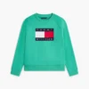Kinder-Raglan-Sweatshirt mit Tommy-Flag-Logo Kinder-Raglan-Sweatshirt mit Tommy-Flag-Logo