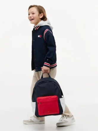 Kinder-Rucksack mit Farbblock-Design