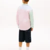 Kinder-Stretch-Oxfordhemd mit gemischten Streifen Kinder-Stretch-Oxfordhemd mit gemischten Streifen
