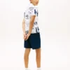 Kinder-Stretch-Polo mit durchgehendem Logo Kinder-Stretch-Polo mit durchgehendem Logo