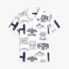 Kinder-Stretch-Polo mit durchgehendem Logo Kinder-Stretch-Polo mit durchgehendem Logo