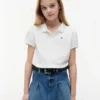 Kinder-Stretch-Polo mit Puffärmeln Kinder-Stretch-Polo mit Puffärmeln