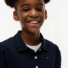 Kinder-Stretch-Polo mit Puffärmeln Kinder-Stretch-Polo mit Puffärmeln
