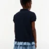 Kinder-Stretch-Polo mit Puffärmeln Kinder-Stretch-Polo mit Puffärmeln