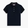 Kinder-Stretch-Polo mit Puffärmeln Kinder-Stretch-Polo mit Puffärmeln