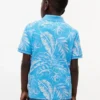 Kinder-Stretch-Polo mit tropischem Print Kinder-Stretch-Polo mit tropischem Print