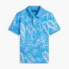 Kinder-Stretch-Polo mit tropischem Print Kinder-Stretch-Polo mit tropischem Print