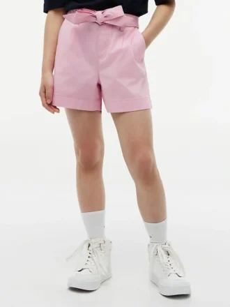 Kinder-Stretch-Shorts mit Gürtel