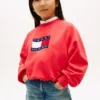 Kinder-Sweatshirt mit gewelltem Flaggenlogo Kinder-Sweatshirt mit gewelltem Flaggenlogo
