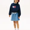 Kinder-Sweatshirt mit gewelltem Flaggenlogo Kinder-Sweatshirt mit gewelltem Flaggenlogo