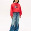 Kinder-Sweatshirt mit gewelltem Flaggenlogo Kinder-Sweatshirt mit gewelltem Flaggenlogo