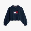 Kinder-Sweatshirt mit gewelltem Flaggenlogo Kinder-Sweatshirt mit gewelltem Flaggenlogo