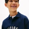Kinder-Sweatshirt mit Rundhalsausschnitt und Hilfiger-Grafik Kinder-Sweatshirt mit Rundhalsausschnitt und Hilfiger-Grafik