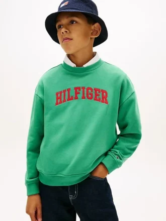 Kinder-Sweatshirt mit Varsity-Logo