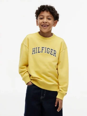 Kinder-Sweatshirt mit Varsity-Logo