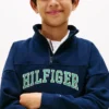 Kinder-Sweatshirt mit Viertelreißverschluss Kinder-Sweatshirt mit Viertelreißverschluss