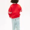 Kinder-Sweatshirt mit Wavy-Flag-Grafik Kinder-Sweatshirt mit Wavy-Flag-Grafik