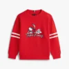 Kinder-Sweatshirt mit Wavy-Flag-Grafik Kinder-Sweatshirt mit Wavy-Flag-Grafik