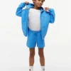 Kinder-Sweatshorts mit tonalem Flaggenlogo Kinder-Sweatshorts mit tonalem Flaggenlogo