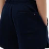 Kinder-Sweatshorts mit tonalem Flaggenlogo