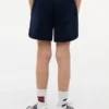 Kinder-Sweatshorts mit tonalem Flaggenlogo