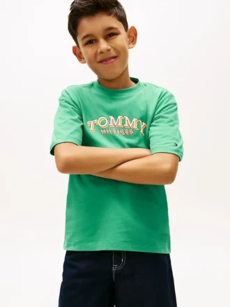 Kinder-T-Shirt mit 3D-Logo-Grafik