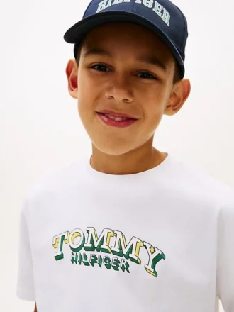 Kinder-T-Shirt mit 3D-Logo-Grafik