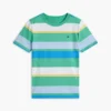 Kinder-T-Shirt mit bunten Streifen Kinder-T-Shirt mit bunten Streifen