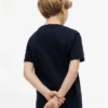 Kinder-T-Shirt mit Flaggenstreifen-Logo Kinder-T-Shirt mit Flaggenstreifen-Logo