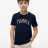 Kinder-T-Shirt mit floralem Tommy-Logo Kinder-T-Shirt mit floralem Tommy-Logo
