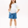 Kinder-T-Shirt mit gemischten Streifen Kinder-T-Shirt mit gemischten Streifen