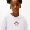 Kinder-T-Shirt mit gesticktem Herz-Logo