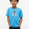 Kinder-T-Shirt mit mehrfarbigem Monogramm Kinder-T-Shirt mit mehrfarbigem Monogramm
