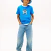 Kinder-T-Shirt mit mehrfarbigem Monogramm Kinder-T-Shirt mit mehrfarbigem Monogramm