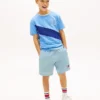 Kinder-T-Shirt mit Monogramm und Streifen Kinder-T-Shirt mit Monogramm und Streifen