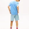 Kinder-T-Shirt mit Monogramm und Streifen Kinder-T-Shirt mit Monogramm und Streifen