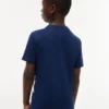 Kinder-T-Shirt mit Monogramm und Streifen Kinder-T-Shirt mit Monogramm und Streifen