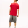 Kinder-T-Shirt mit nautischem H-Logo und Farbblock-Design