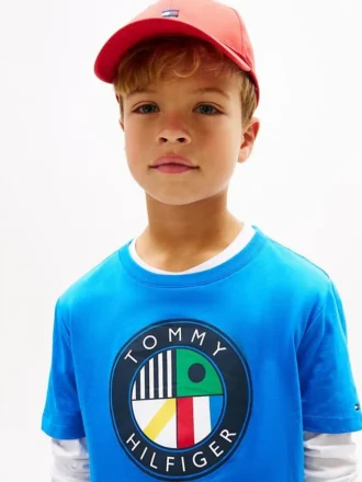 Kinder-T-Shirt mit Segel-Kreis-Logo