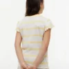 Kinder-T-Shirt mit Streifen und Rüschen an den Ärmeln