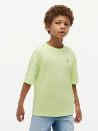 Kinder-T-Shirt mit tonalem Flaggenlogo