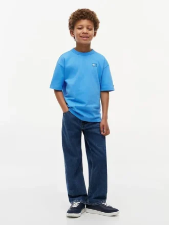 Kinder-T-Shirt mit tonalem Flaggenlogo
