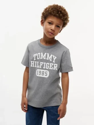 Kinder-T-Shirt mit Varsity-Logo