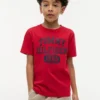Kinder-T-Shirt mit Varsity-Logo Kinder-T-Shirt mit Varsity-Logo