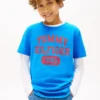 Kinder-T-Shirt mit Varsity-Logo Kinder-T-Shirt mit Varsity-Logo
