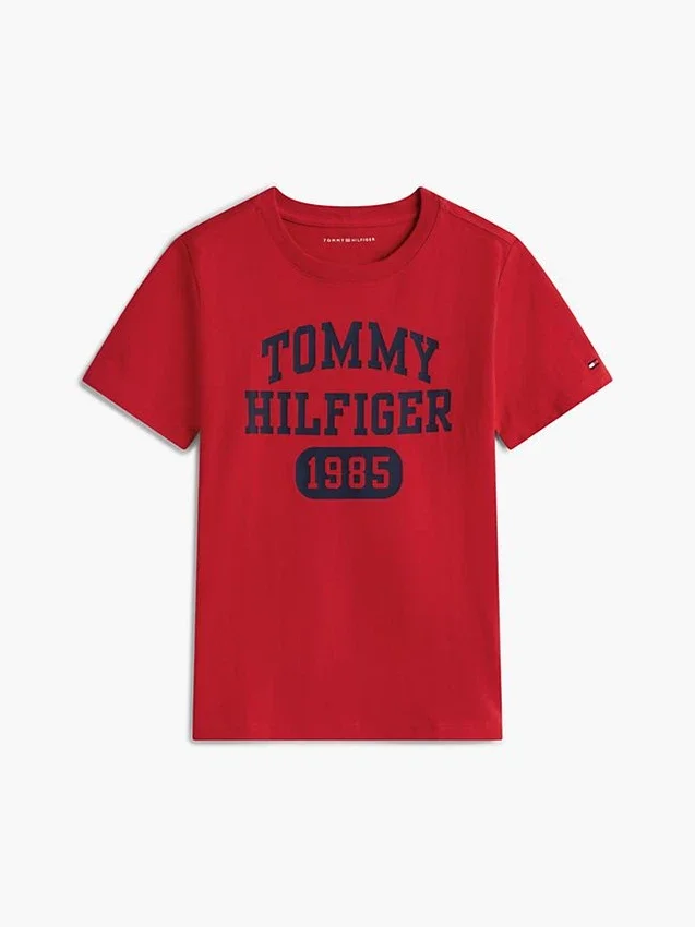 Kinder-T-Shirt mit Varsity-Logo Kinder-T-Shirt mit Varsity-Logo