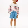 Kinderpullover mit maritimen Streifen