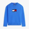 Kinderpullover mit Wavy-Flag-Logo Kinderpullover mit Wavy-Flag-Logo