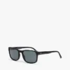 Klassische Sonnenbrille mit rechteckigem Rahmen
