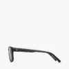 Klassische Sonnenbrille mit rechteckigem Rahmen